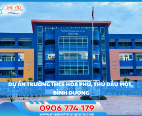 DỰ ÁN MÁY LẠNH TRUNG TÂM CHO TRƯỜNG THCS HÒA PHÚ