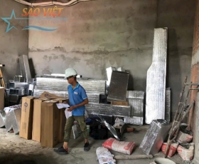 Kích thước máy lạnh âm trần nối ống gió 
