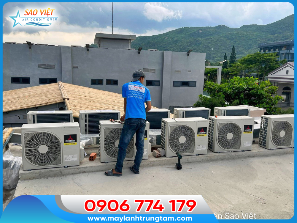 bảo trì - sửa chữa máy lạnh trung tâm, điều hòa trung tâm