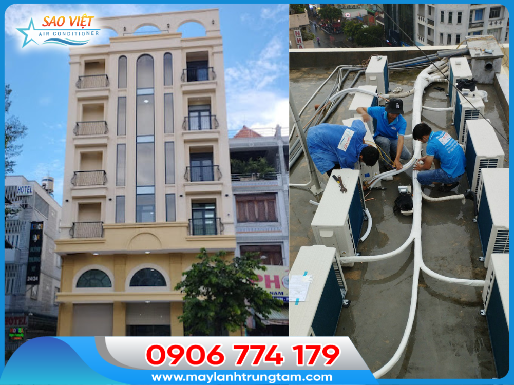 Máy lạnh trung tâm cho tòa nhà văn phòng tại Sao Việt đảm bảo uy tín