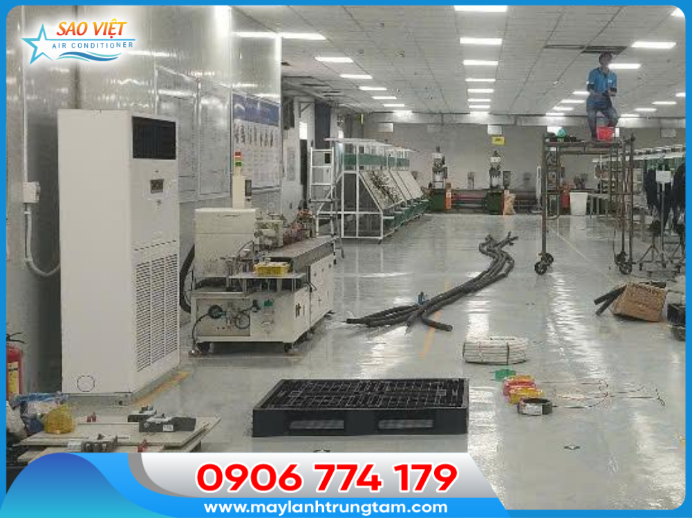 Sao Việt chuyên cung cấp máy lạnh tủ đứng và máy lạnh trung tâm cho các doanh nghiệp, xí nghiệp, nhà máy sản xuất