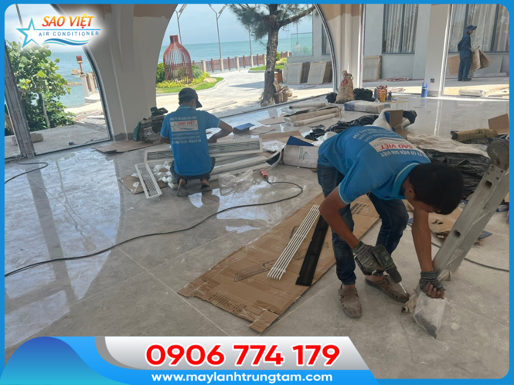 Máy lạnh trung tâm được công ty Sao Việt tư vấn và thiết kế