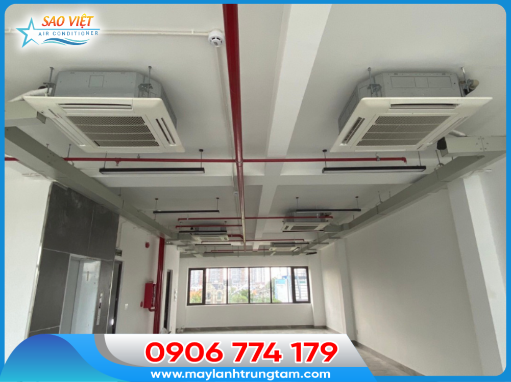 máy lạnh trung tâm cho văn phòng làm việc