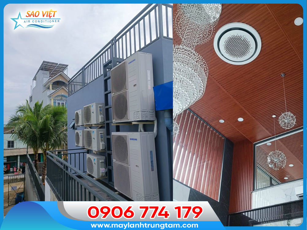 Máy lạnh trung tâm cho biệt thự tại Sao Việt đảm bảo uy tín