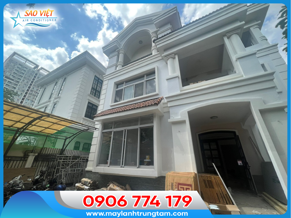 tư vấn máy lạnh trung tâm cho villa biệt thự