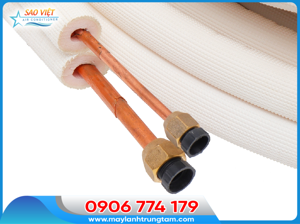 Sao Việt giải đáp thắc mắc Tiêu chuẩn ống đồng cho máy lạnh trung tâm: Đường kính, vật liệu, cách thi công chuẩn