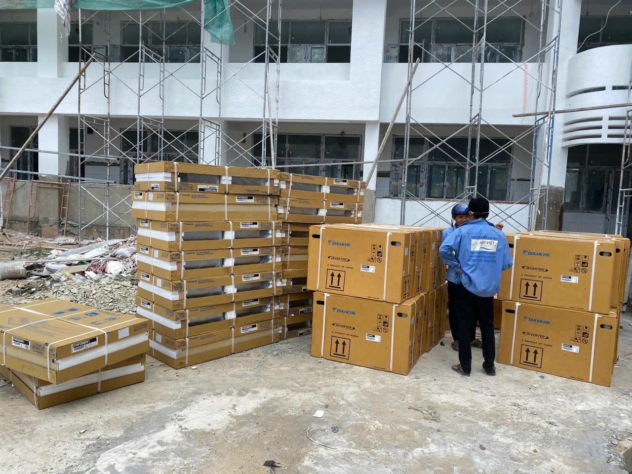 Lắp đặt máy lạnh trung tâm cho phòng học tiểu học