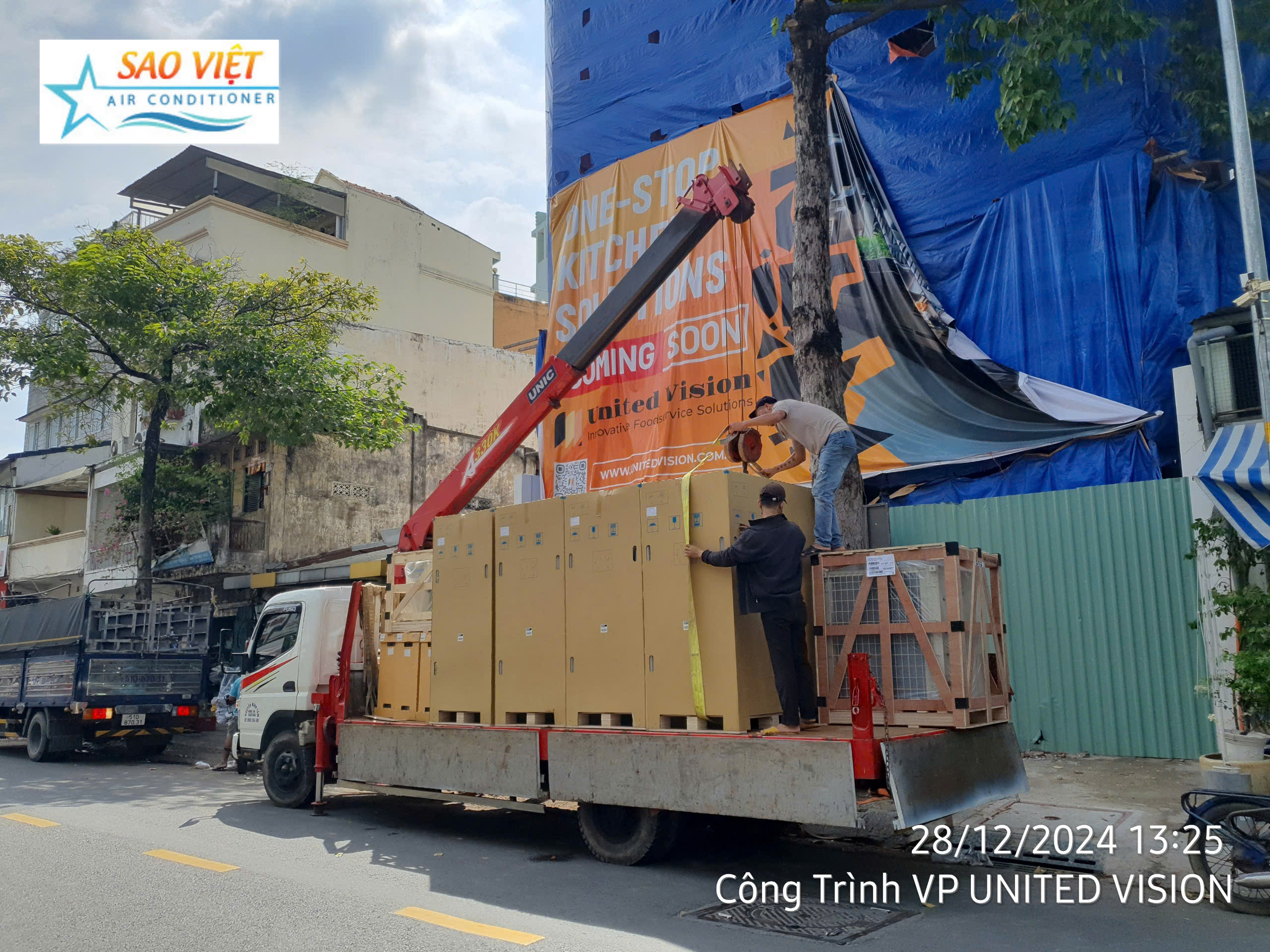Thi công hệ thống điều hòa trung tâm cho tòa nhà văn phòng